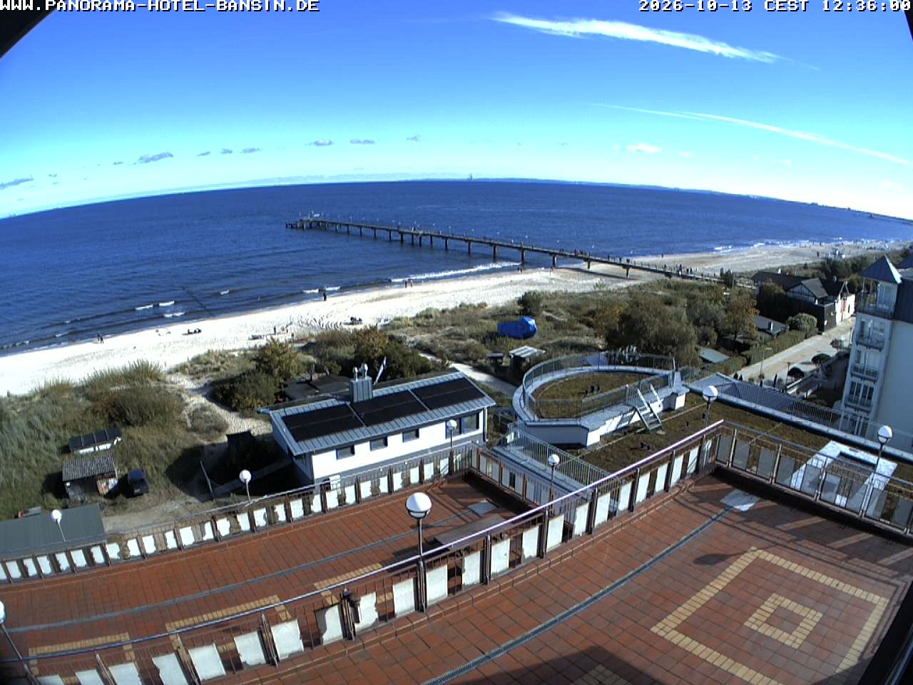 Archiv Foto Webcam Usedom: Ostseeblick an der Seebrücke Bansin