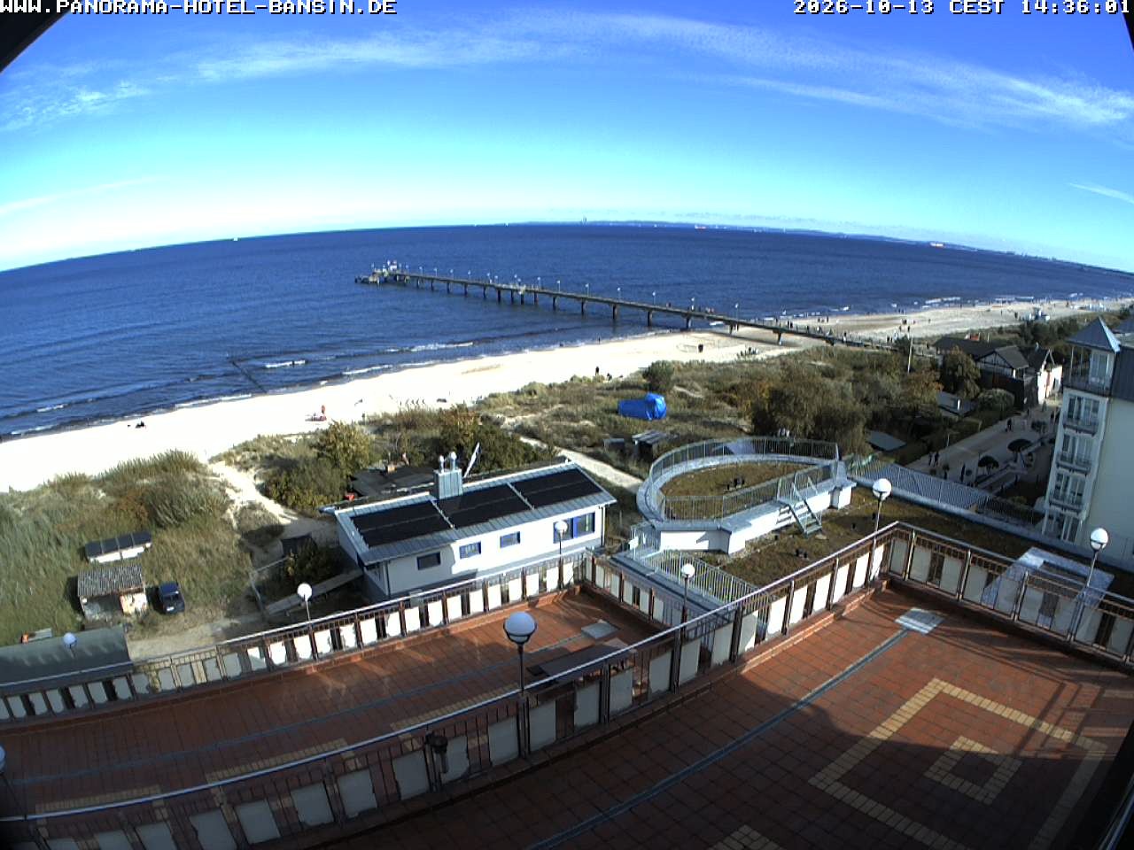Archiv Foto Webcam Usedom: Ostseeblick an der Seebrücke Bansin