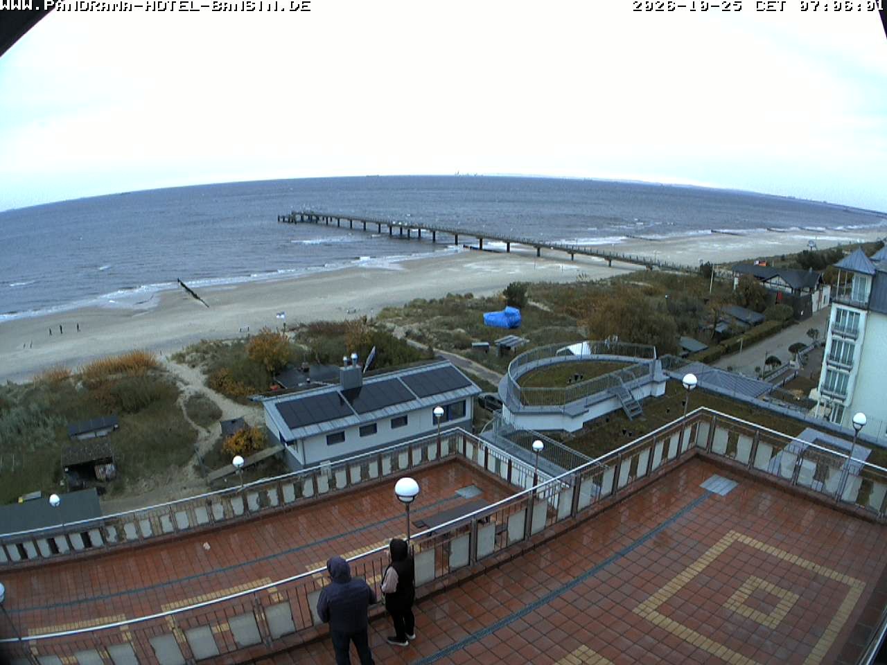 Archiv Foto Webcam Usedom: Ostseeblick an der Seebrücke Bansin