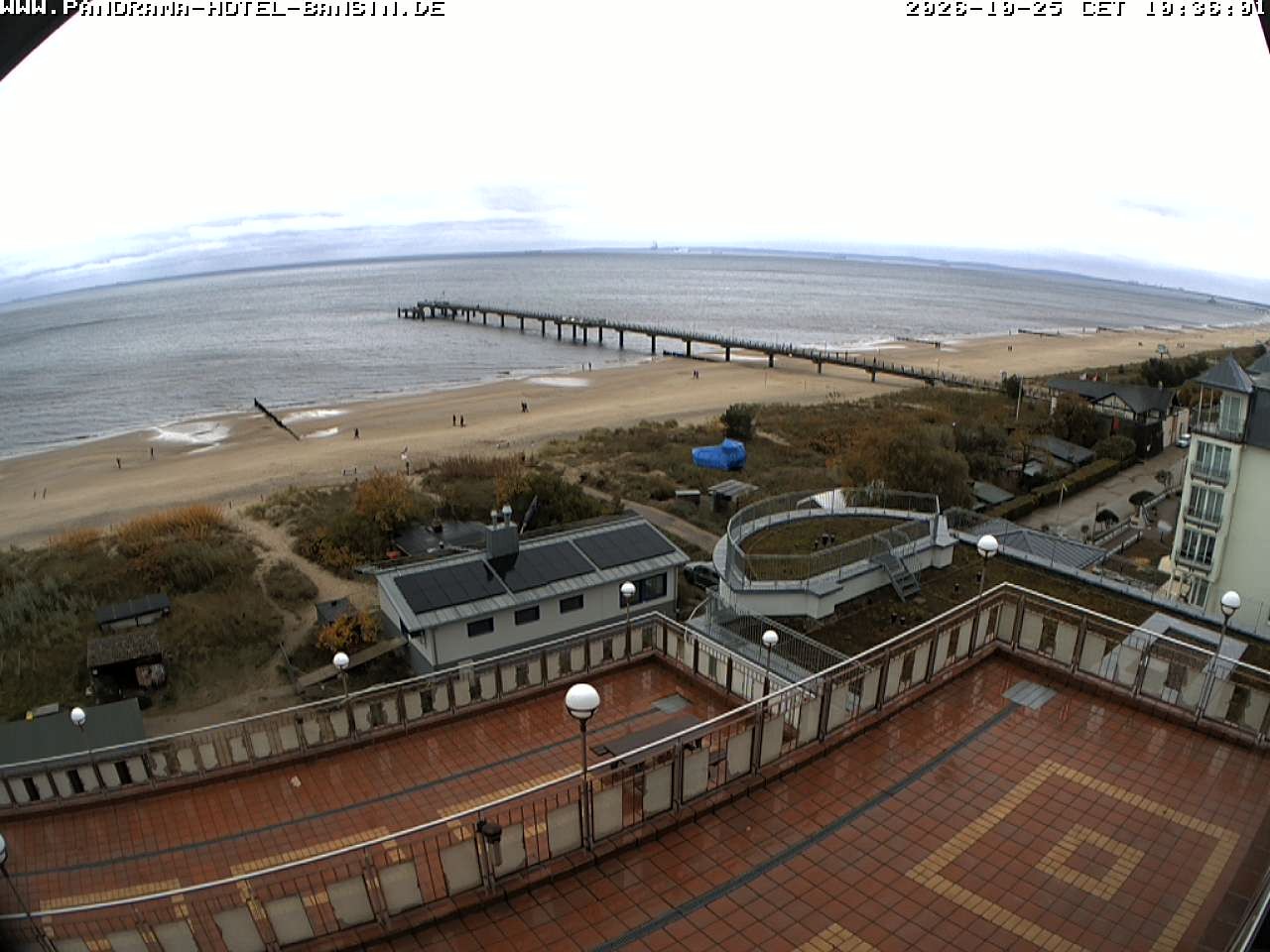 Archiv Foto Webcam Usedom: Ostseeblick an der Seebrücke Bansin
