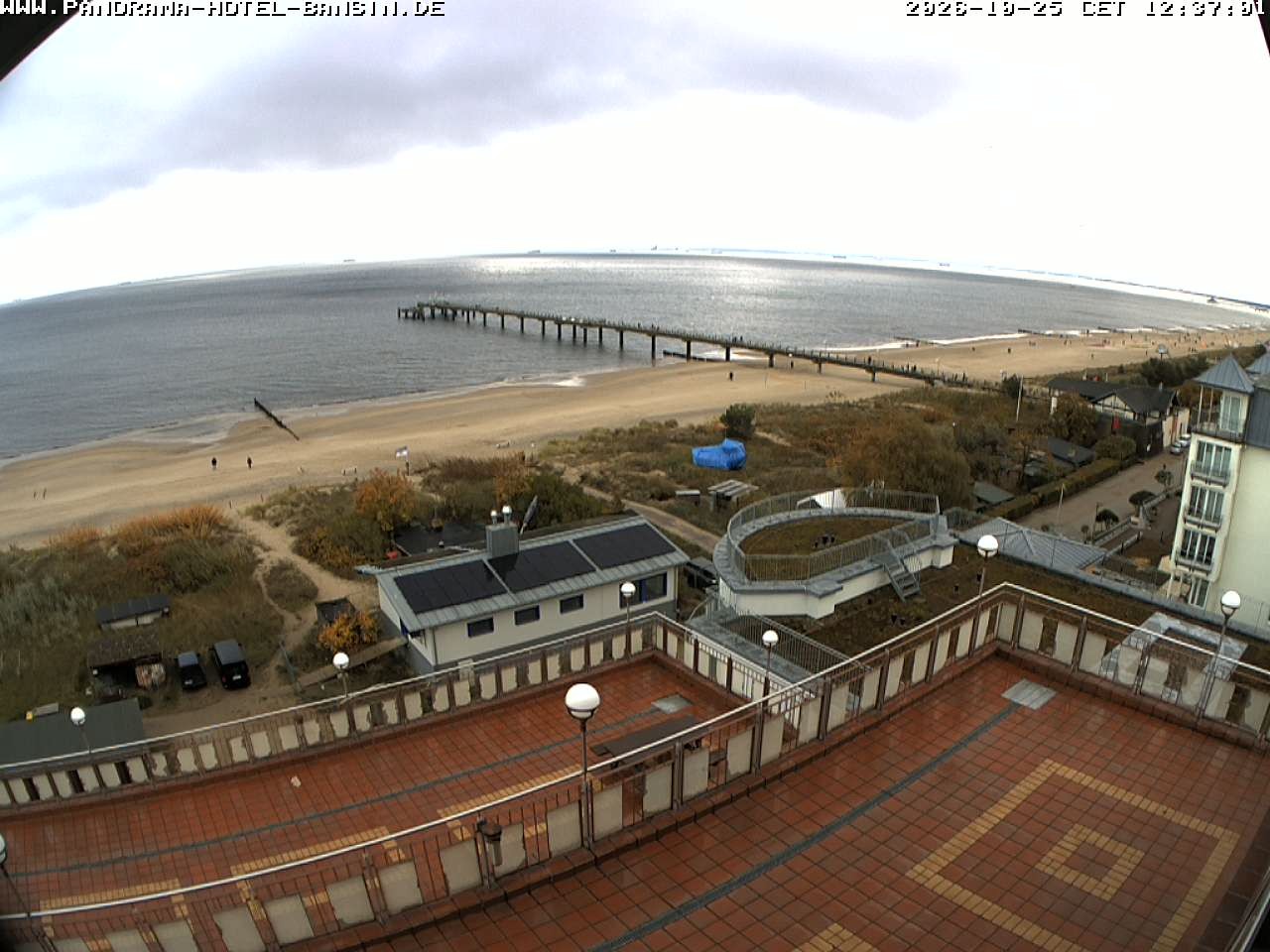 Archiv Foto Webcam Usedom: Ostseeblick an der Seebrücke Bansin