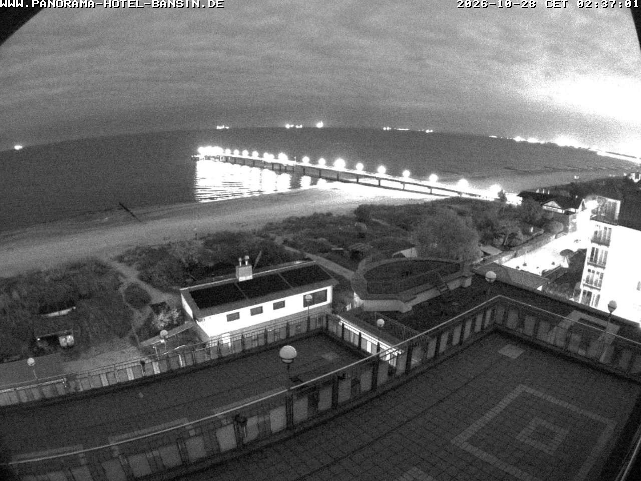 Archived image Webcam Pier Bansin at Baltic Sea - Island of Usedom