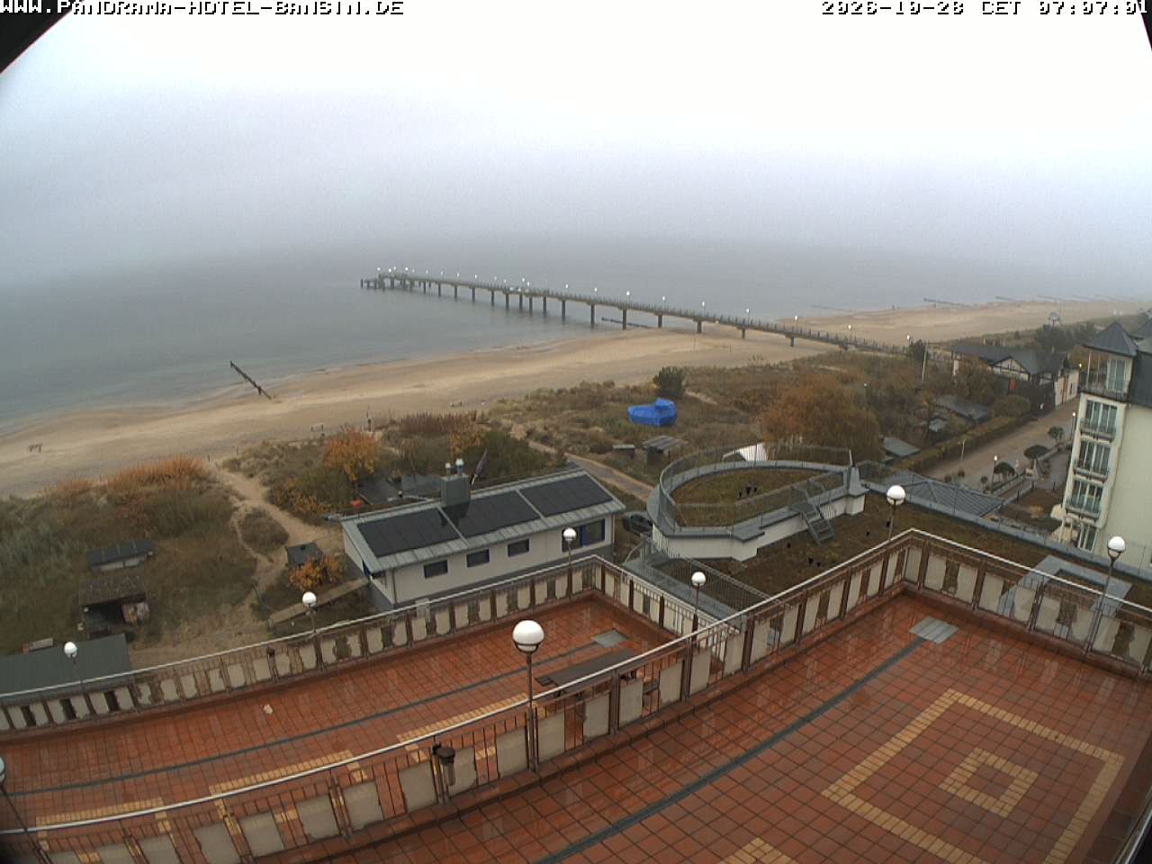 Archived image Webcam Pier Bansin at Baltic Sea - Island of Usedom