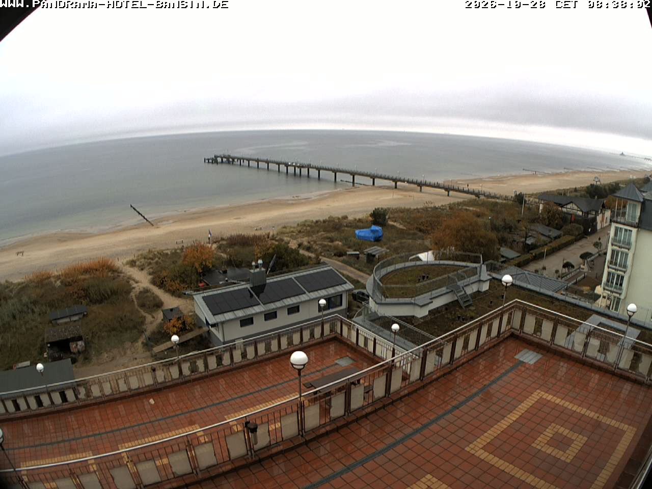 Archived image Webcam Pier Bansin at Baltic Sea - Island of Usedom