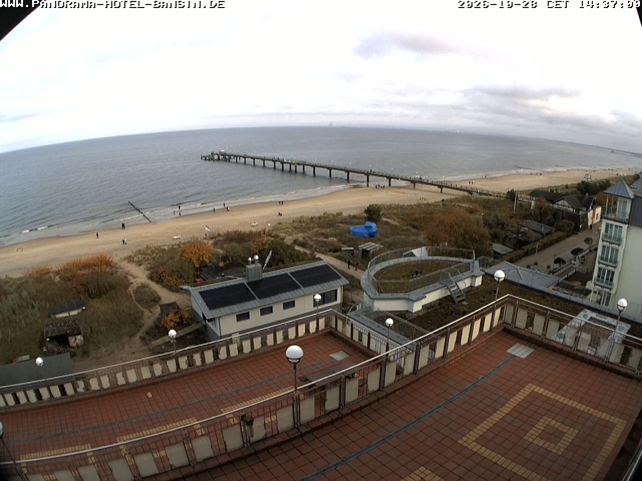 Archived image Webcam Pier Bansin at Baltic Sea - Island of Usedom
