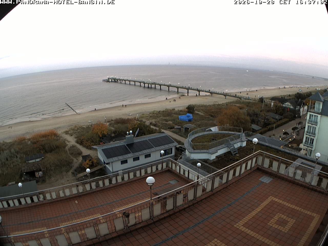 Archived image Webcam Pier Bansin at Baltic Sea - Island of Usedom