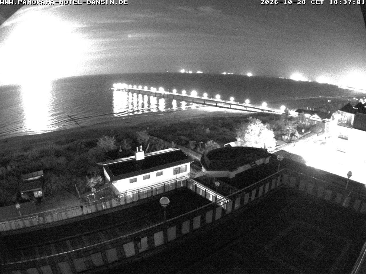 Archived image Webcam Pier Bansin at Baltic Sea - Island of Usedom