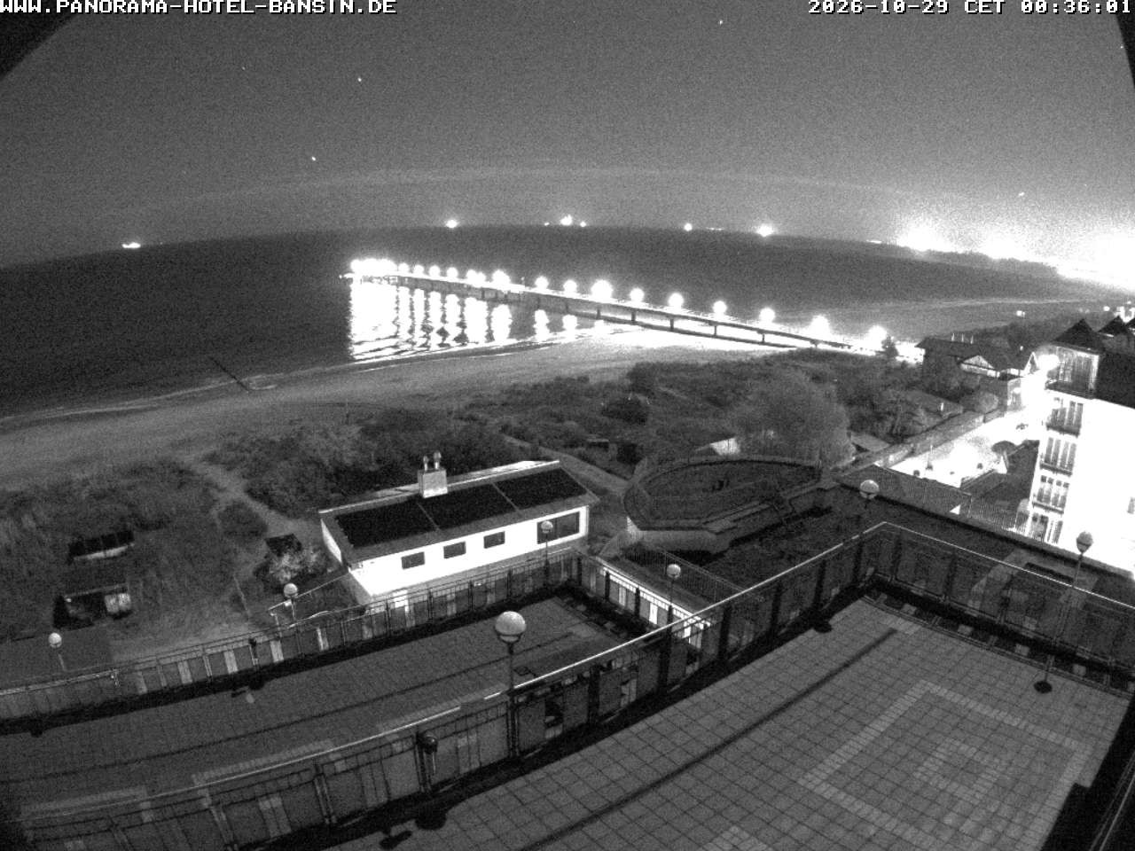 Archived image Webcam Pier Bansin at Baltic Sea - Island of Usedom