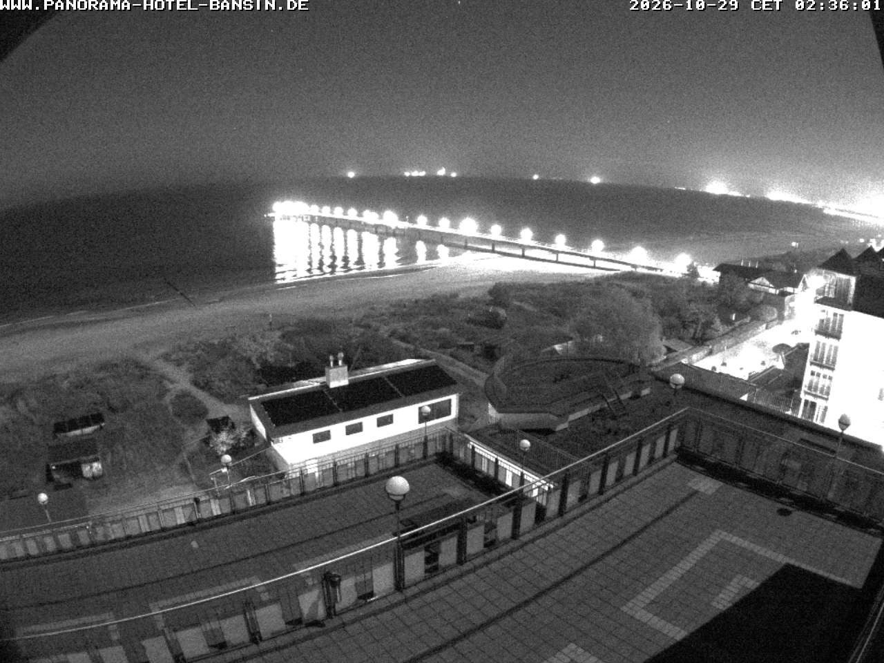 Archived image Webcam Pier Bansin at Baltic Sea - Island of Usedom