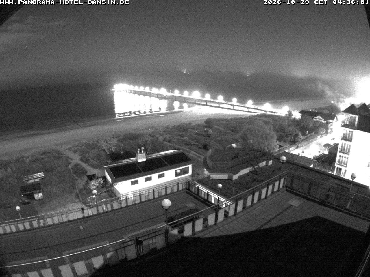Archived image Webcam Pier Bansin at Baltic Sea - Island of Usedom