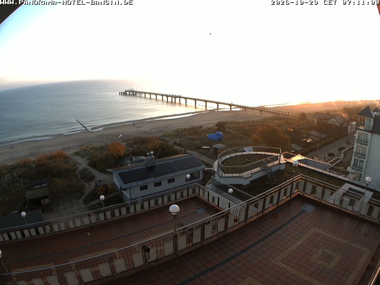 Archived image Webcam Pier Bansin at Baltic Sea - Island of Usedom