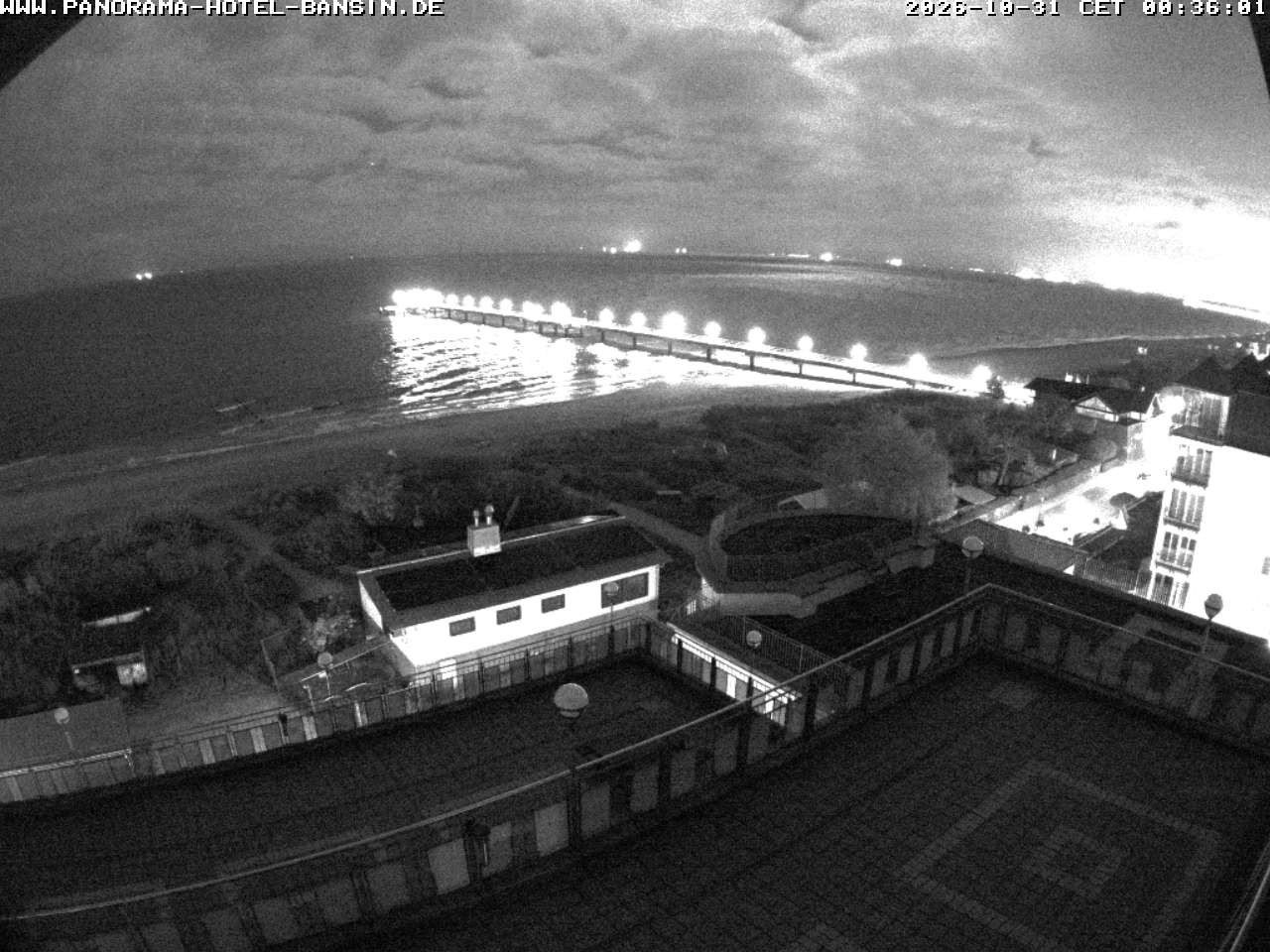 Archiv Foto Webcam Usedom: Ostseeblick an der Seebrücke Bansin
