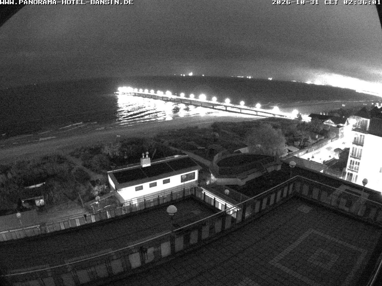 Archiv Foto Webcam Usedom: Ostseeblick an der Seebrücke Bansin