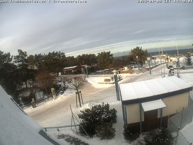 Archiv Foto Webcam Usedom: Strandvorplatz Trassenheide