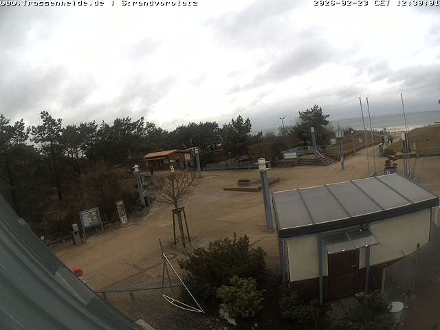 Archiv Foto Webcam Usedom: Strandvorplatz Trassenheide