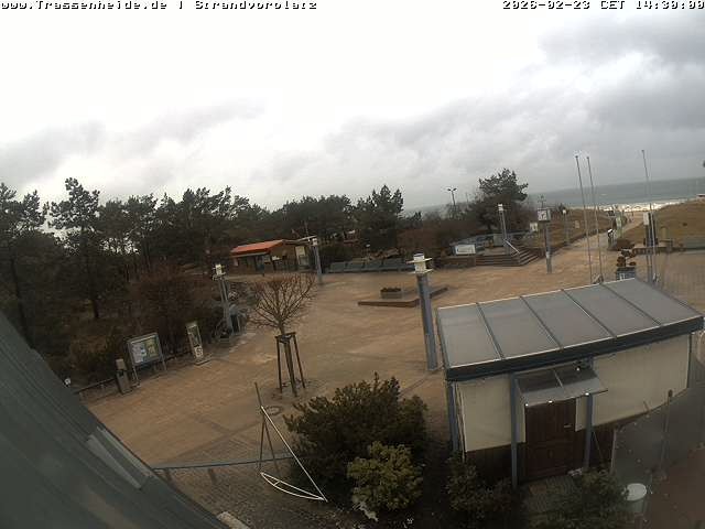 Archiv Foto Webcam Usedom: Strandvorplatz Trassenheide
