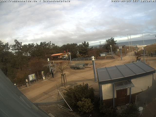 Archiv Foto Webcam Usedom: Strandvorplatz Trassenheide