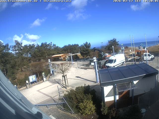 Archiv Foto Webcam Usedom: Strandvorplatz Trassenheide