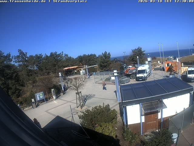 Archiv Foto Webcam Usedom: Strandvorplatz Trassenheide