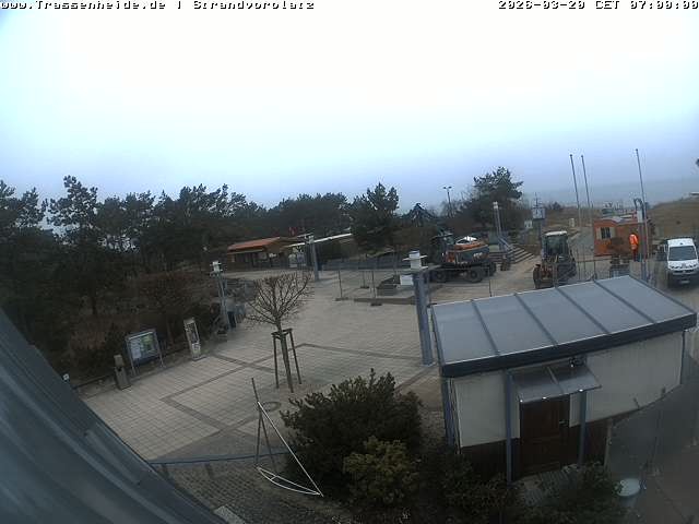 Archiv Foto Webcam Usedom: Strandvorplatz Trassenheide