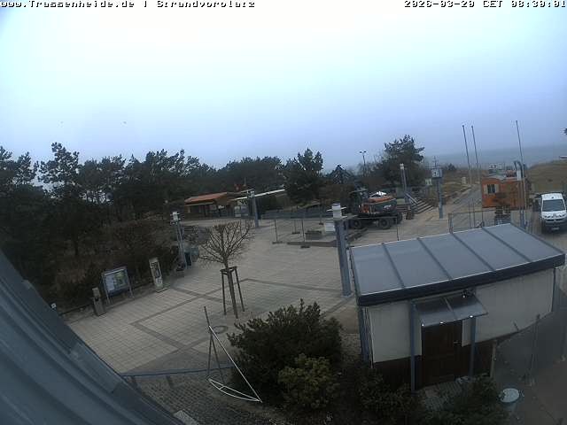 Archiv Foto Webcam Usedom: Strandvorplatz Trassenheide