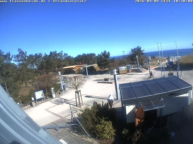 Archiv Foto Webcam Usedom: Strandvorplatz Trassenheide