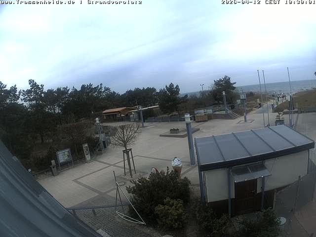 Archiv Foto Webcam Usedom: Strandvorplatz Trassenheide
