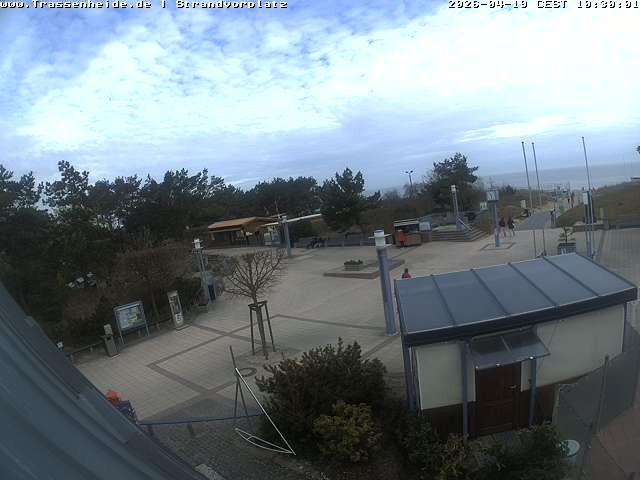 Archiv Foto Webcam Usedom: Strandvorplatz Trassenheide