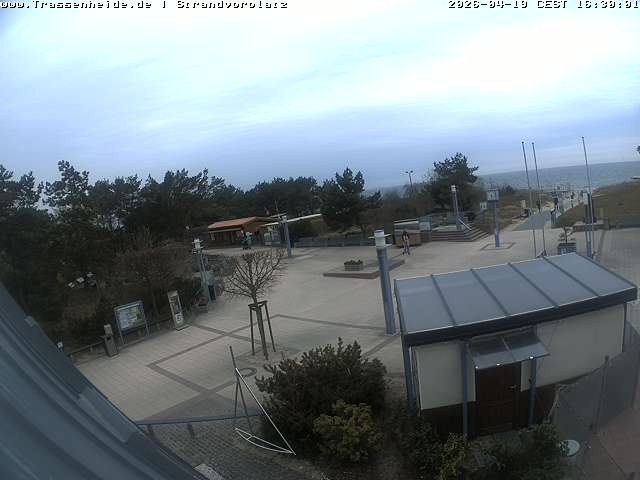 Archiv Foto Webcam Usedom: Strandvorplatz Trassenheide