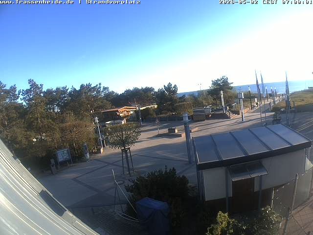 Archiv Foto Webcam Usedom: Strandvorplatz Trassenheide