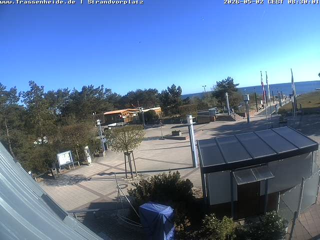 Archiv Foto Webcam Usedom: Strandvorplatz Trassenheide