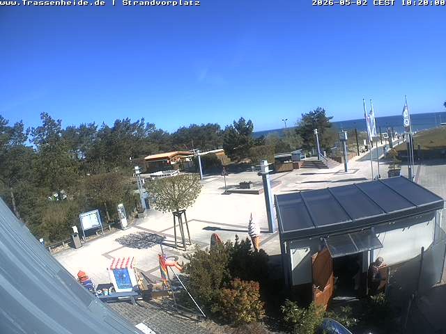Archiv Foto Webcam Usedom: Strandvorplatz Trassenheide