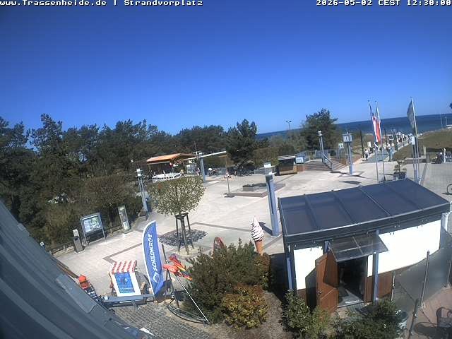 Archiv Foto Webcam Usedom: Strandvorplatz Trassenheide