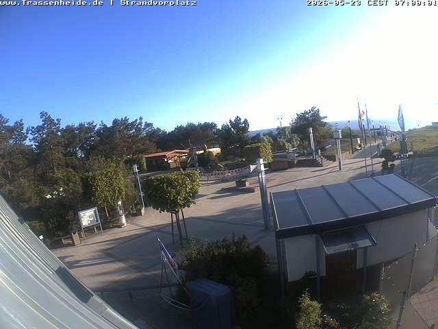 Archiv Foto Webcam Usedom: Strandvorplatz Trassenheide