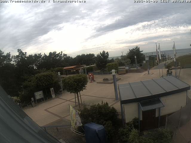 Archiv Foto Webcam Usedom: Strandvorplatz Trassenheide