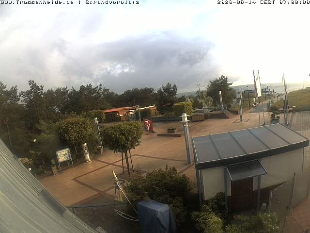 Archiv Foto Webcam Usedom: Strandvorplatz Trassenheide