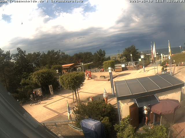 Archiv Foto Webcam Usedom: Strandvorplatz Trassenheide