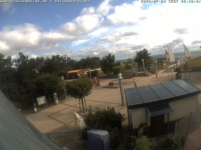 Archiv Foto Webcam Usedom: Strandvorplatz Trassenheide