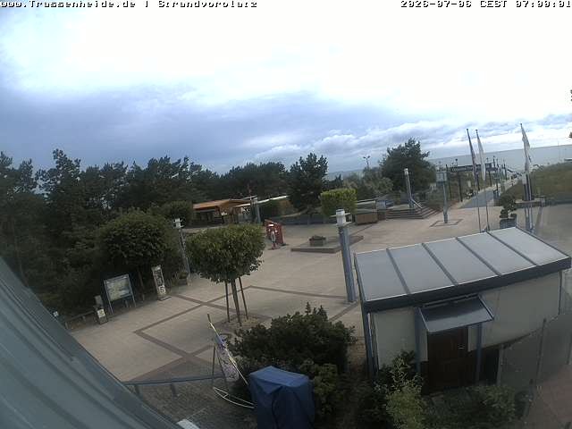 Archiv Foto Webcam Usedom: Strandvorplatz Trassenheide
