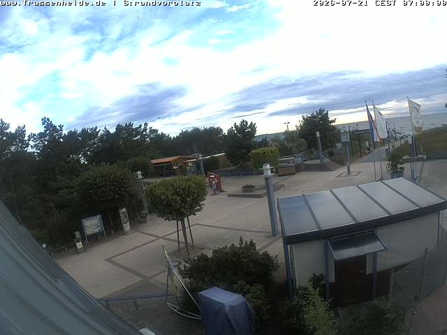 Archiv Foto Webcam Usedom: Strandvorplatz Trassenheide