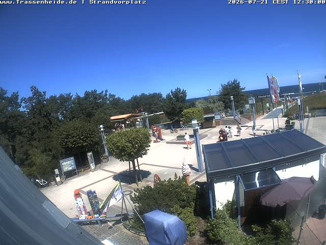 Archiv Foto Webcam Usedom: Strandvorplatz Trassenheide