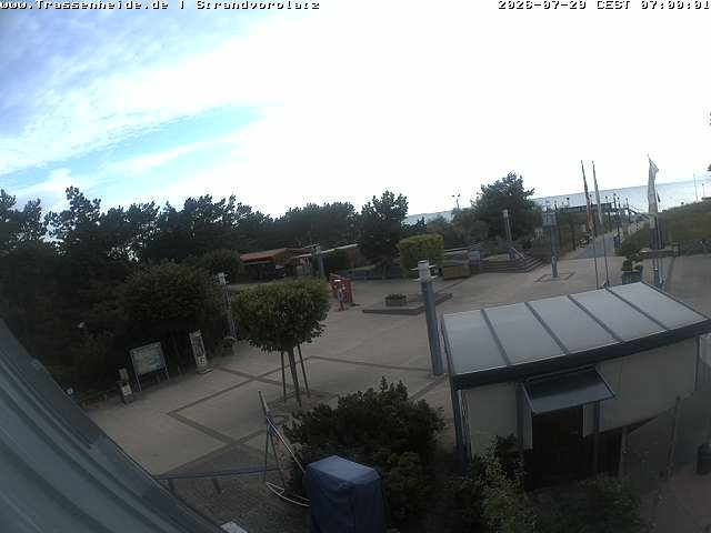 Archiv Foto Webcam Usedom: Strandvorplatz Trassenheide