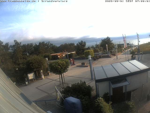 Archiv Foto Webcam Usedom: Strandvorplatz Trassenheide