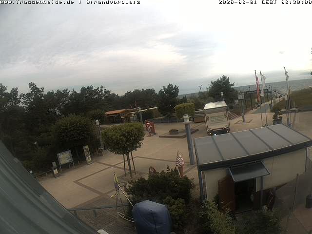 Archiv Foto Webcam Usedom: Strandvorplatz Trassenheide