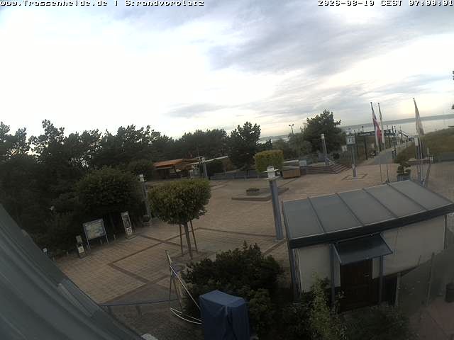 Archiv Foto Webcam Usedom: Strandvorplatz Trassenheide