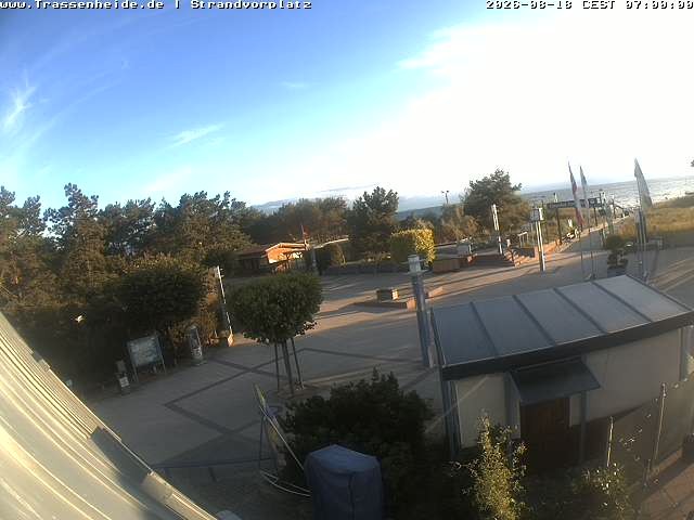 Archiv Foto Webcam Usedom: Strandvorplatz Trassenheide
