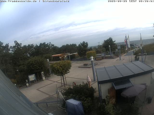 Archiv Foto Webcam Usedom: Strandvorplatz Trassenheide