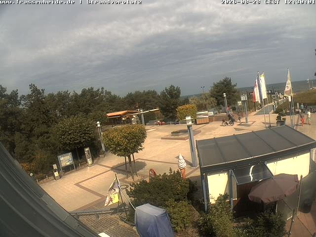 Archiv Foto Webcam Usedom: Strandvorplatz Trassenheide