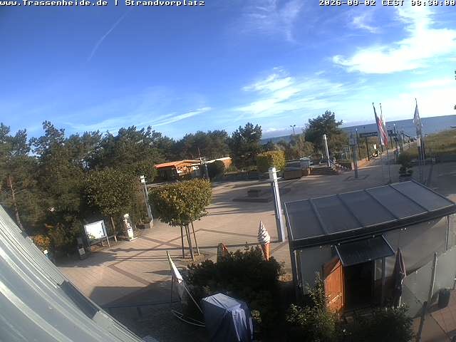 Archiv Foto Webcam Usedom: Strandvorplatz Trassenheide