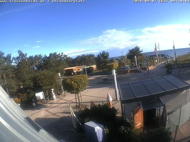 Archiv Foto Webcam Usedom: Strandvorplatz Trassenheide
